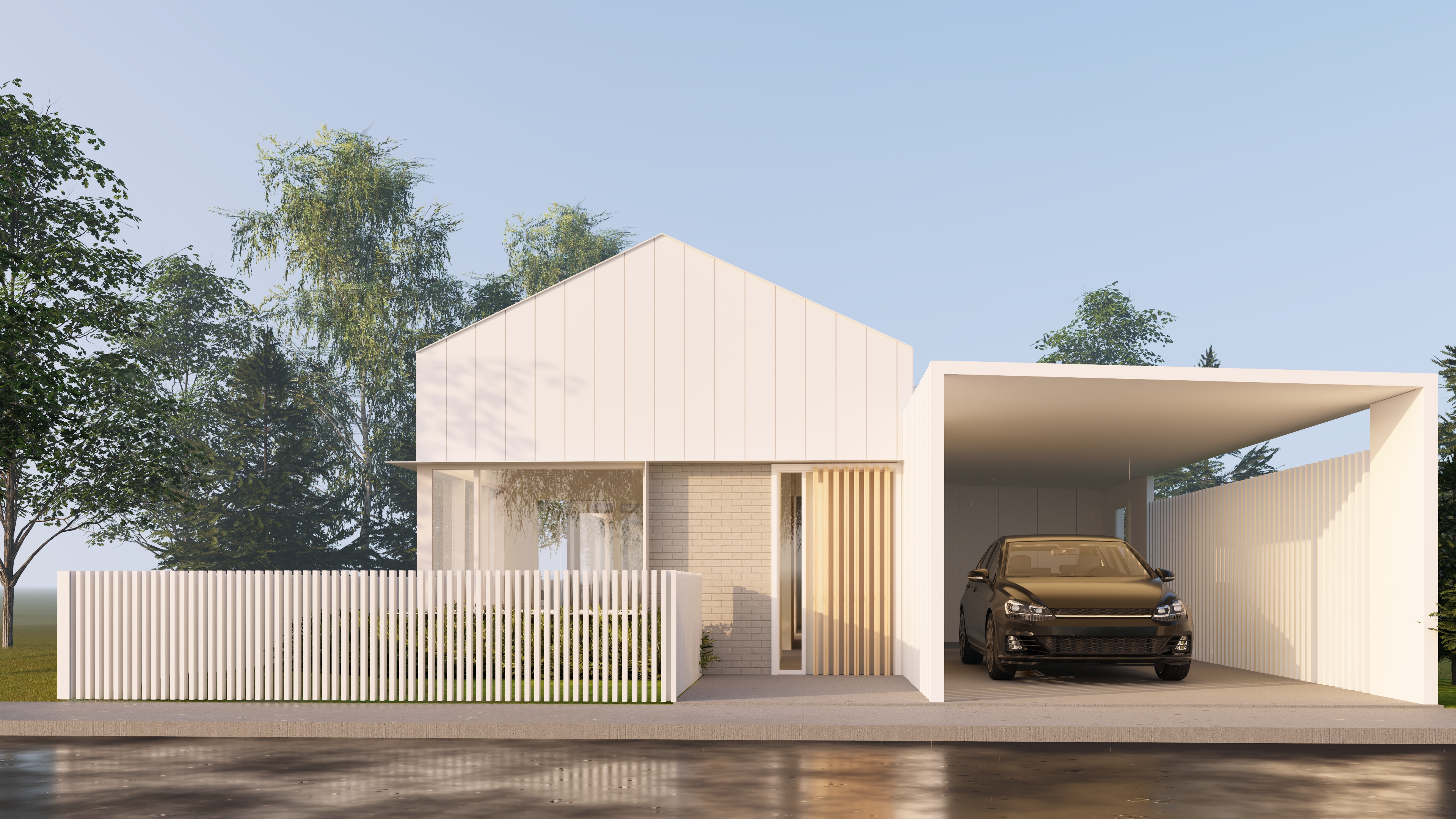 King exterior render